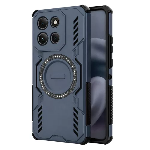 Techsuit - ArmorMag ütésálló tok - Motorola Moto G86 Power - Kék