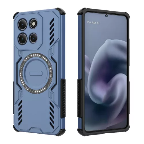 Techsuit - ArmorMag ütésálló tok - Motorola Moto G86 Power - Kék