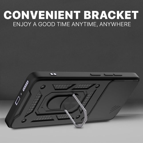 Techsuit - CamShield ütésálló tok - Honor 400 Smart 5G / 400 Smart 4G / X7d 4G - Fekete