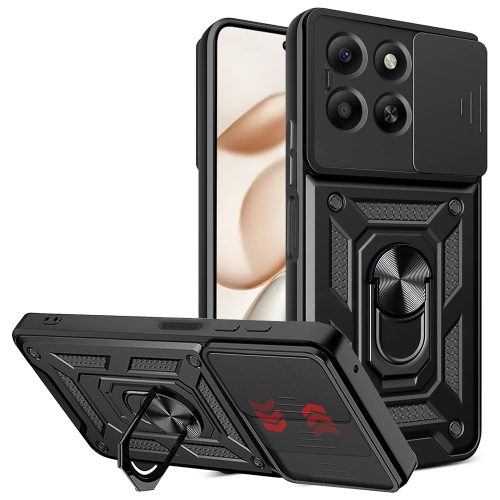 Techsuit - CamShield ütésálló tok - Honor 400 Smart 5G / 400 Smart 4G / X7d 4G - Fekete