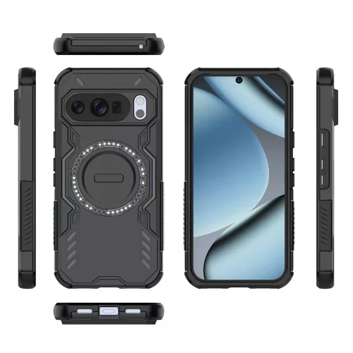 Techsuit - ArmorMag ütésálló tok - Google Pixel 10 / 10 Pro - Fekete