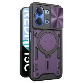   Techsuit - CamGuard Pro ütésálló tok - Xiaomi Redmi 15C 4G / Redmi 15C 5G - Lila