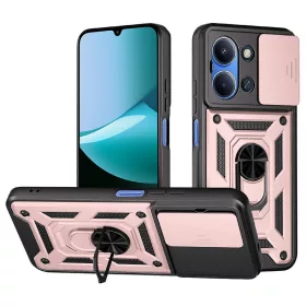   Techsuit - CamShield ütésálló tok - Xiaomi Redmi 15C 4G / Redmi 15C 5G - Rosegold