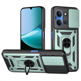   Techsuit - CamShield ütésálló tok - Xiaomi Redmi 15C 4G / Redmi 15C 5G - Zöld