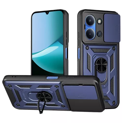 Techsuit - CamShield ütésálló tok - Xiaomi Redmi 15C 4G / Redmi 15C 5G - Kék