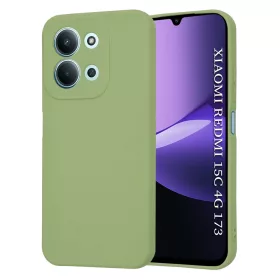   Techsuit - SoftFlex szilikon tok - Xiaomi Redmi 15C 4G / Redmi 15C 5G - Matcha zöld