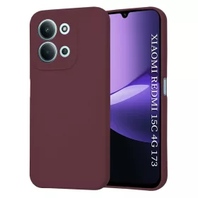   Techsuit - SoftFlex szilikon tok - Xiaomi Redmi 15C 4G / Redmi 15C 5G - Bordó