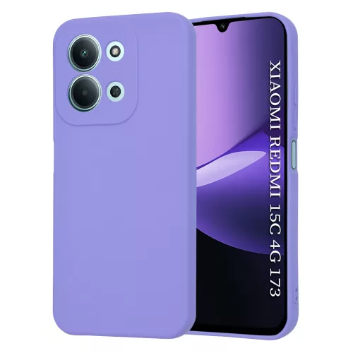Techsuit - SoftFlex szilikon tok - Xiaomi Redmi 15C 4G / Redmi 15C 5G - Világos lila