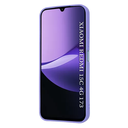 Techsuit - SoftFlex szilikon tok - Xiaomi Redmi 15C 4G / Redmi 15C 5G - Világos lila