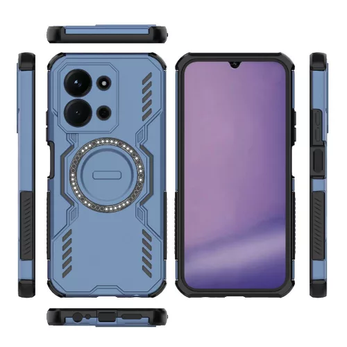 Techsuit - ArmorMag ütésálló tok - Xiaomi Redmi 15C 4G / Redmi 15C 5G - Kék
