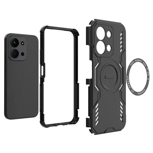 Techsuit - ArmorMag ütésálló tok - Xiaomi Redmi 15C 4G / Redmi 15C 5G - Kék
