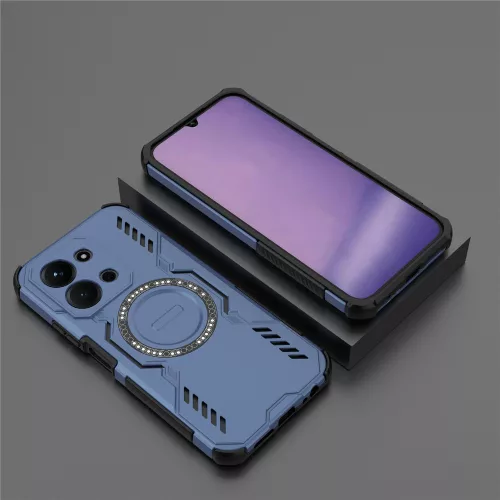 Techsuit - ArmorMag ütésálló tok - Xiaomi Redmi 15C 4G / Redmi 15C 5G - Kék