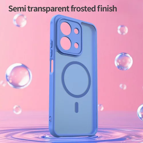 Techsuit - HaloFrost II MagSafe tok - Xiaomi Redmi 15C 4G / Redmi 15C 5G - Világoskék