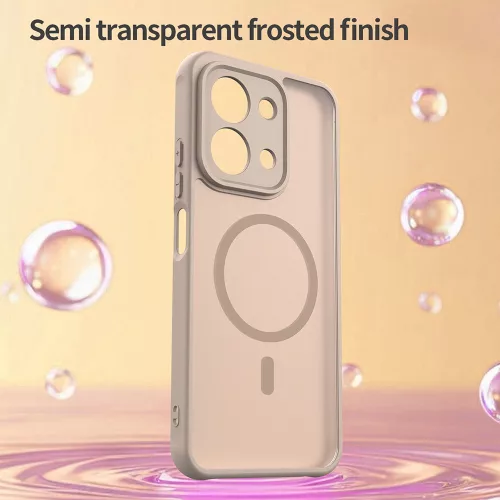 Techsuit - HaloFrost II MagSafe tok - Xiaomi Redmi 15C 4G / Redmi 15C 5G - Arany