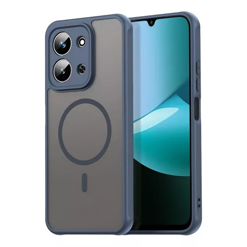 Techsuit - HaloFrost II MagSafe tok - Xiaomi Redmi 15C 4G / Redmi 15C 5G - Sötétkék