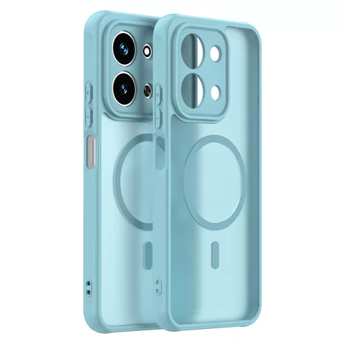 Techsuit - HaloFrost II MagSafe tok - Xiaomi Redmi 15C 4G / Redmi 15C 5G - Mentazöld