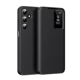   Techsuit - SmartView kinyitható tok - Samsung Galaxy A17 5G / A17 4G / A26 5G / M17 / F17 - Fekete