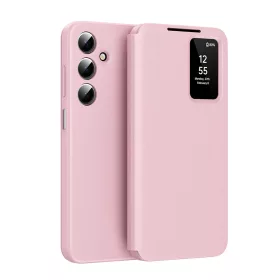   Techsuit - SmartView kinyitható tok - Samsung Galaxy A17 5G / A17 4G / A26 5G / M17 / F17 - Rózsaszín