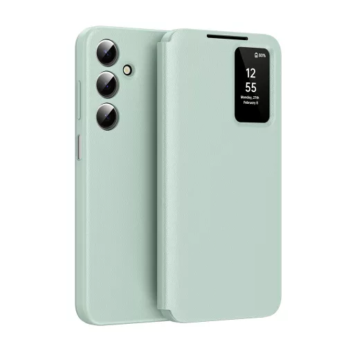Techsuit - SmartView kinyitható tok - Samsung Galaxy A17 5G / A17 4G / A26 5G / M17 / F17 - Zöld
