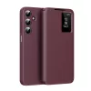Techsuit - SmartView kinyitható tok - Samsung Galaxy A17 5G / A17 4G / A26 5G / M17 / F17 - Piros