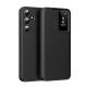 Techsuit - SmartView kinyitható tok - Samsung Galaxy S25 FE - Fekete