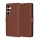 Techsuit - Leather Folio - Samsung Galaxy S25 FE - Brown