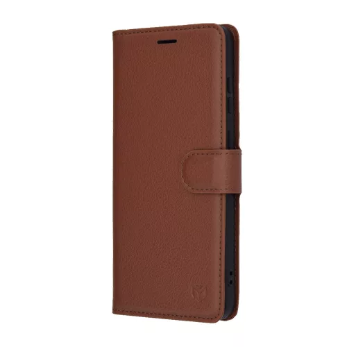 Techsuit - Leather Folio - Samsung Galaxy S25 FE - Brown