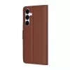 Techsuit - Leather Folio - Samsung Galaxy S25 FE - Brown
