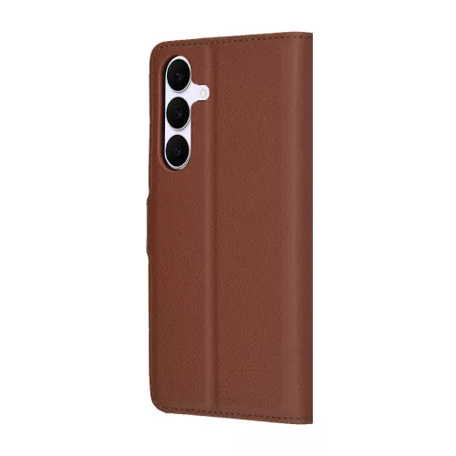Techsuit - Leather Folio - Samsung Galaxy S25 FE - Brown