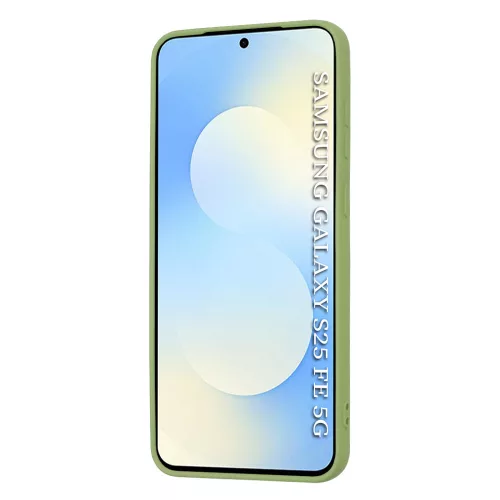 Techsuit - SoftFlex szilikon tok - Samsung Galaxy S25 FE - Matcha zöld