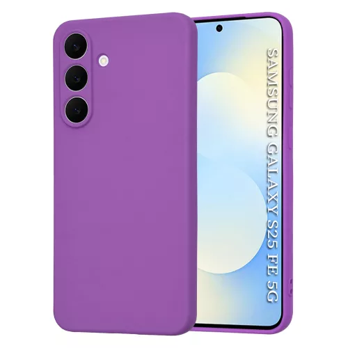 Techsuit - SoftFlex szilikon tok - Samsung Galaxy S25 FE - Lila