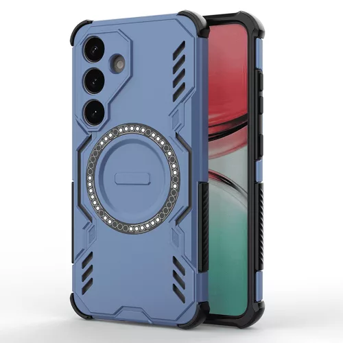 Techsuit - ArmorMag ütésálló tok - Samsung Galaxy S25 FE - Kék