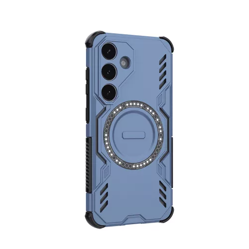Techsuit - ArmorMag ütésálló tok - Samsung Galaxy S25 FE - Kék