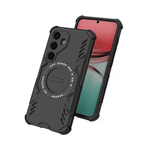 Techsuit - ArmorMag ütésálló tok - Samsung Galaxy S25 FE - Kék