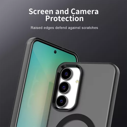 Techsuit - CandyCase MagSafe tok - Samsung Galaxy S25 FE - Fekete