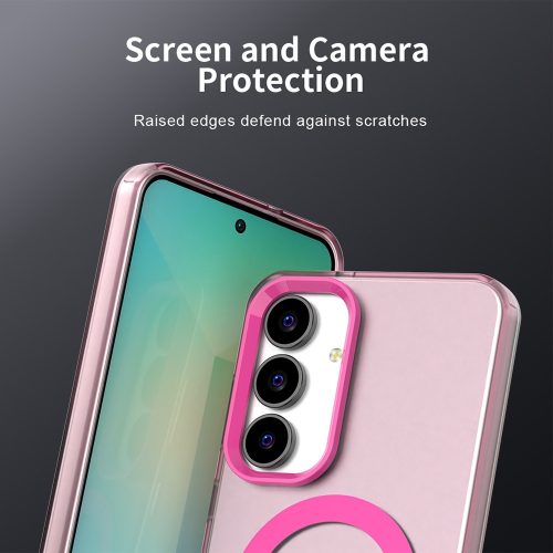 Techsuit - CandyCase MagSafe tok - Samsung Galaxy S25 FE - Rózsaszín