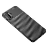 Techsuit - CarbonFiber szilikon tok - Samsung Galaxy A07 4G - Fekete