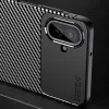 Techsuit - CarbonFiber szilikon tok - Samsung Galaxy A07 4G - Fekete