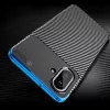 Techsuit - CarbonFiber szilikon tok - Samsung Galaxy A07 4G - Fekete