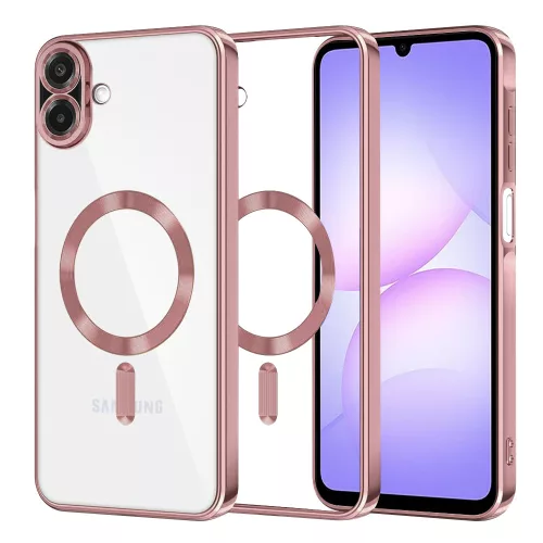 Techsuit - Luxury Crystal MagSafe - Samsung Galaxy A07 4G - Rózsaszín átlátszó