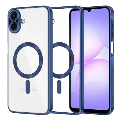 Techsuit - Luxury Crystal MagSafe - Samsung Galaxy A07 4G - Kék átlátszó