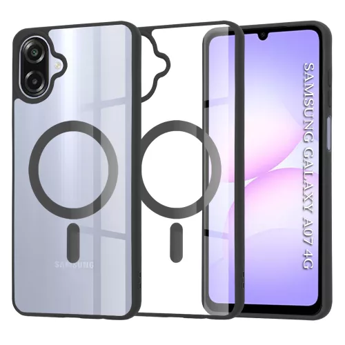 Techsuit - MagSafe Pro tok - Samsung Galaxy A07 4G - Fekete