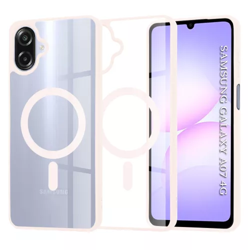 Techsuit - MagSafe Pro tok - Samsung Galaxy A07 4G - Rózsaszín