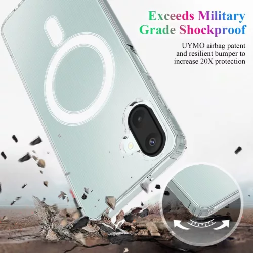 Techsuit - MagSafe Pro tok - Samsung Galaxy A07 4G - Átlátszó