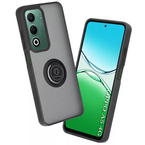 Techsuit - Glinth - Oppo A5 4G / A5 5G - Fekete