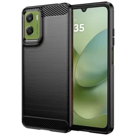   Techsuit - Carbon szilikon tok - Motorola Moto G06 / Moto G06 Power - Fekete