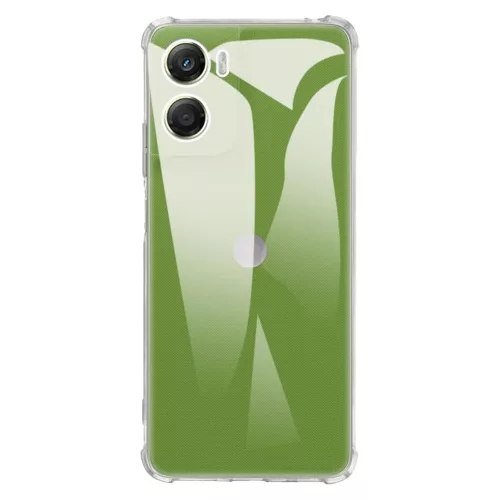 Techsuit - Shockproof Átlátszó Ütésálló Szilikon tok - Motorola Moto G06 - Átlátszó