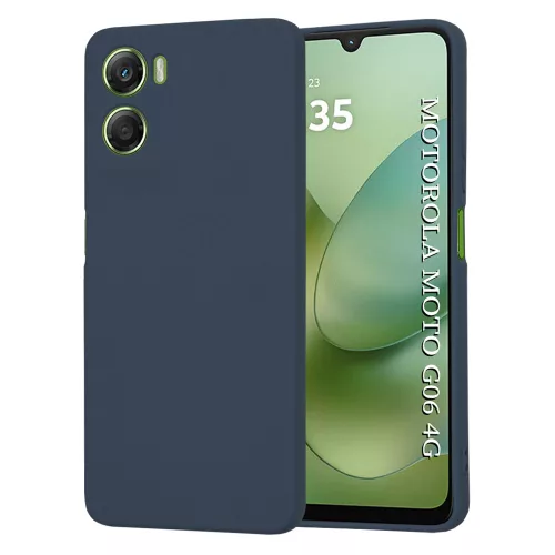 Techsuit - SoftFlex szilikon tok - Motorola Moto G06 - Sötétkék