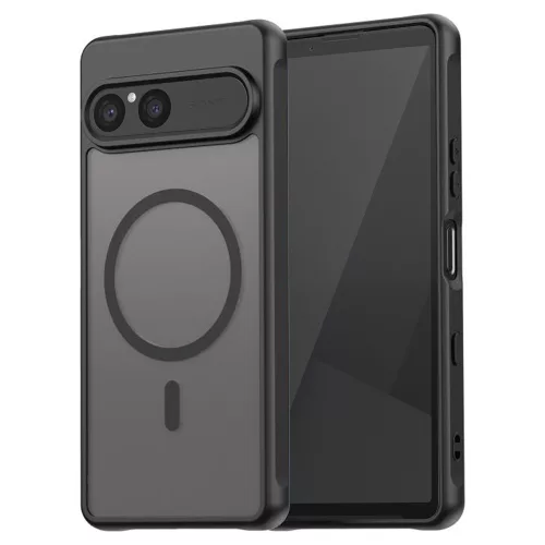 Techsuit - HaloFrost II MagSafe tok - Sony Xperia 10 VII - Fekete