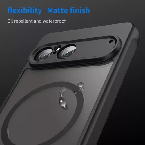 Techsuit - HaloFrost II MagSafe tok - Sony Xperia 10 VII - Fekete